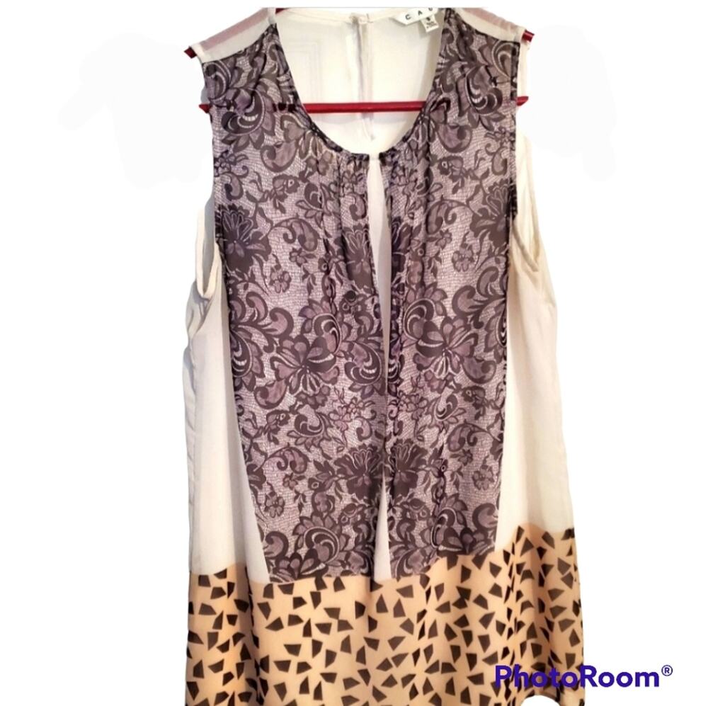 Woman's sleeveless blouse top by CAbi. Size small